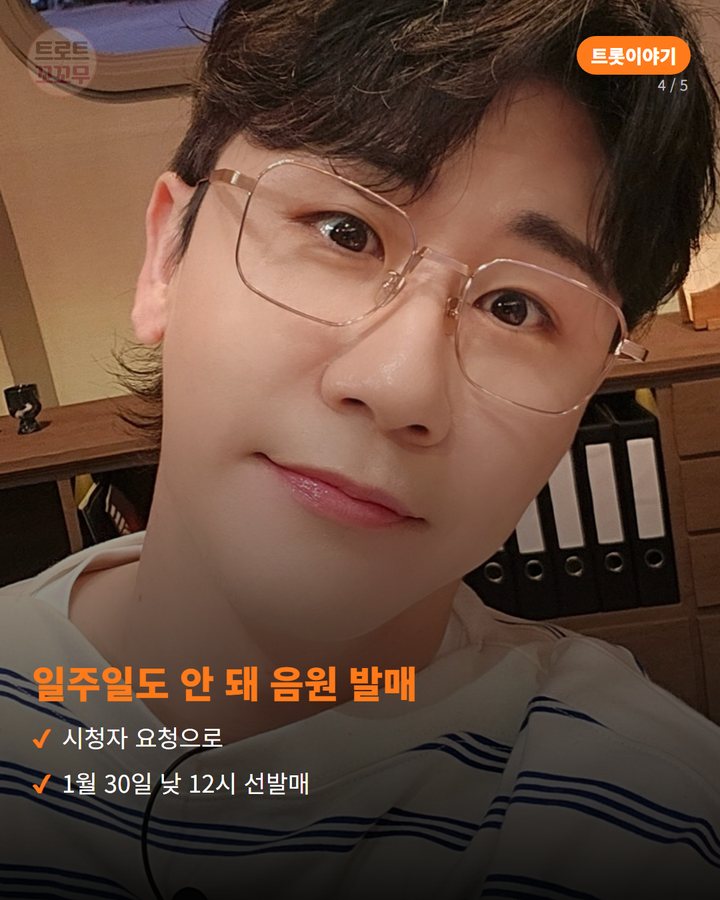 일주일도 안 돼 음원 발매 — 시청자 요청으로 1월 30일 낮 12시 선발매 (영탁 '막걸리 한잔', 데스매치 무대 하나로 시작된 이야기 4번째 카드)