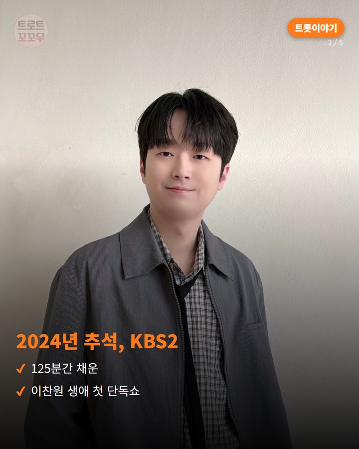 2024년 추석, KBS2 — 125분간 채운 이찬원 생애 첫 단독쇼 (이찬원의 선물, 2년 전 추석 첫 단독쇼 2번째 카드)