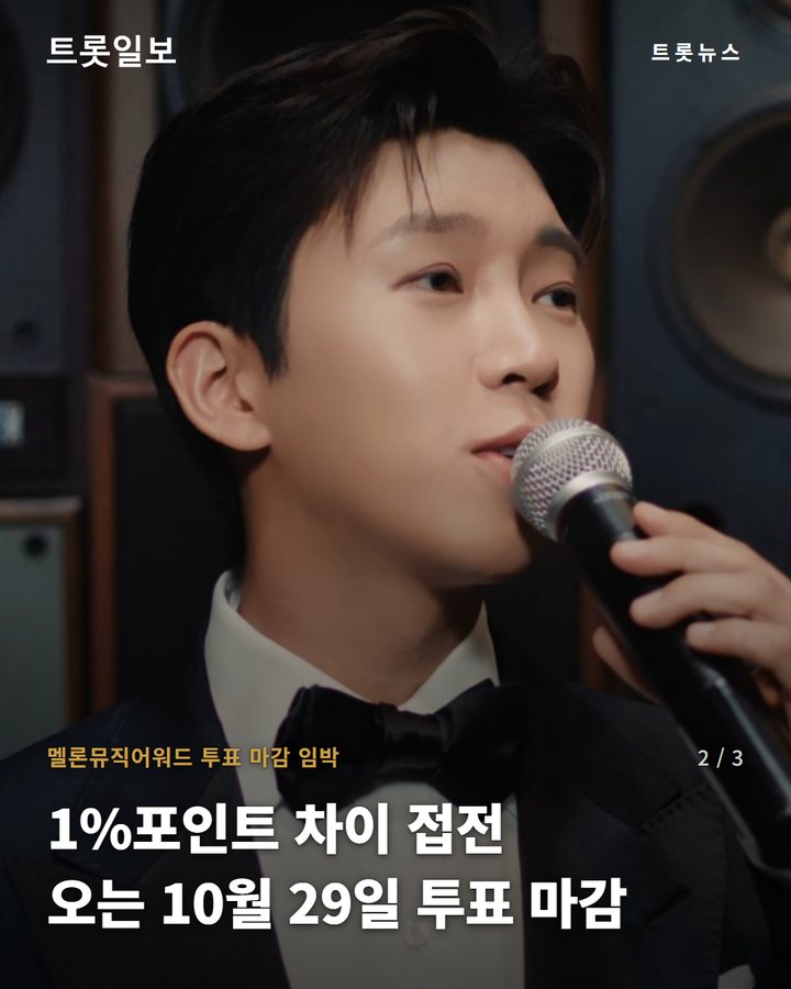 멜론뮤직어워드 투표 마감 임박 — 1%포인트 차이 접전 오는 10월 29일 투표 마감 (임영웅 멜론뮤직어워드 TOP 10 투표, 18% 득표 막바지 접전 2번째 카드)