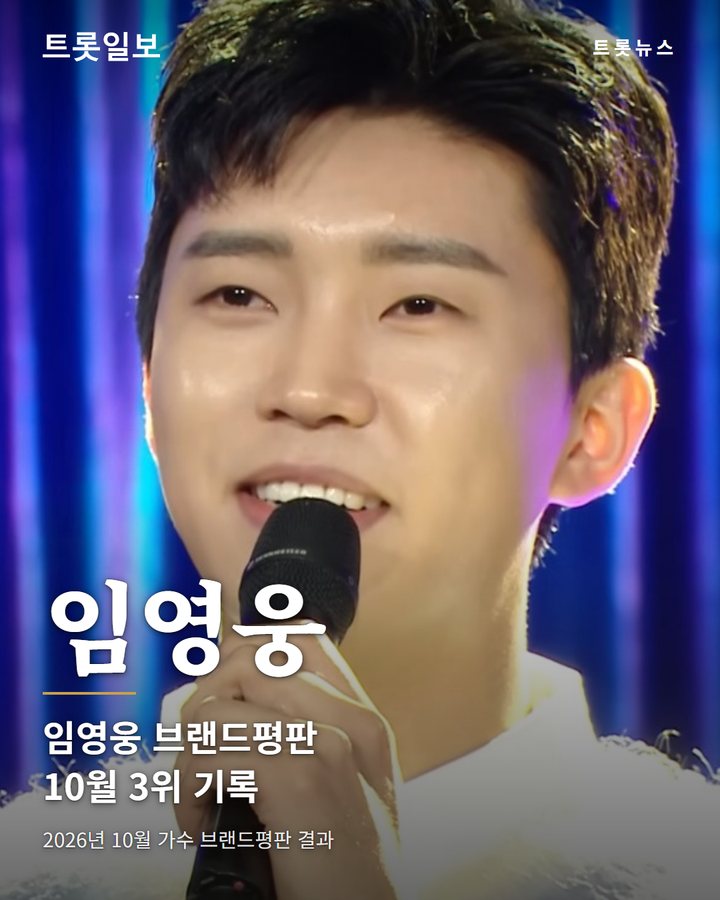임영웅, 10월 가수 브랜드평판 3위 기록…최상위권 지켜 카드뉴스 표지